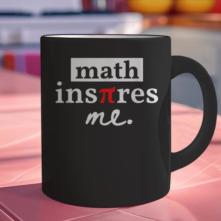 Math Inspires Me Spelled With Pi Day Teacher Graphic Print Coffee Mug, gift for family, gift for coworker Math Inspires Me Spelled With Pi Day Teacher Graphic Print Coffee Mug, gift for family, gift for coworker