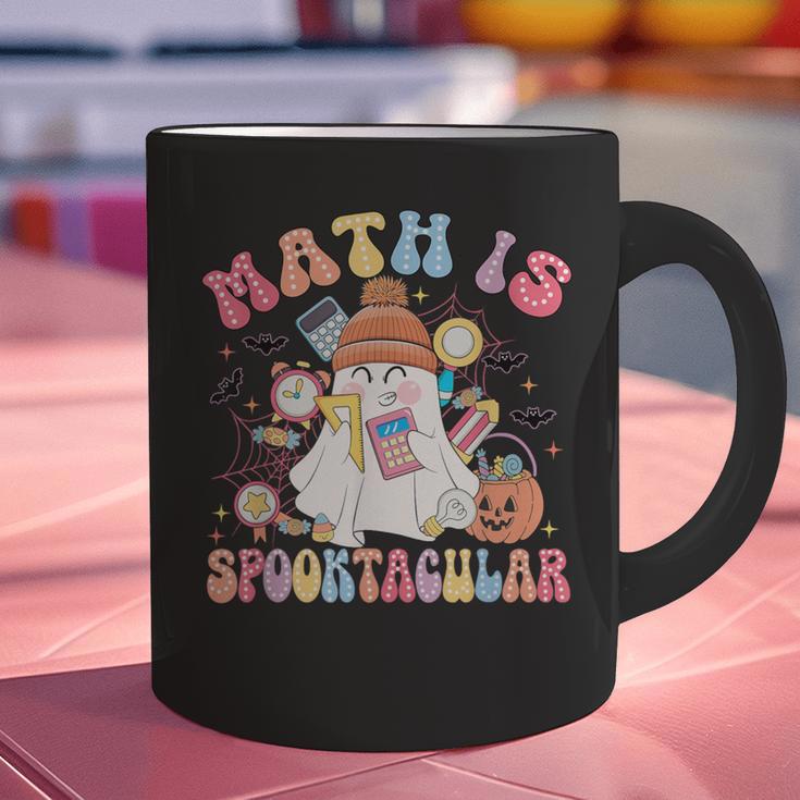 Math Is Spooktacular Math Teacher Spooky Halloween Graphic Print Coffee Mug, gift for family, gift for coworker Math Is Spooktacular Math Teacher Spooky Halloween Graphic Print Coffee Mug, gift for family, gift for coworker