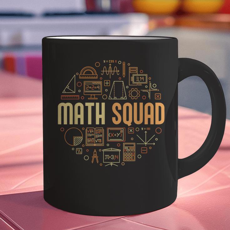 Math Squad For Teacher Or Student Mathematics Men Women Kids Graphic Print Coffee Mug, gift for family, gift for coworker