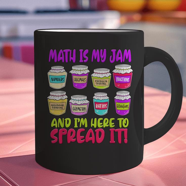 Math Teacher My Jam Here To Spread Mathematics Humor Graphic Print Coffee Mug, gift for family, gift for coworker Math Teacher My Jam Here To Spread Mathematics Humor Graphic Print Coffee Mug, gift for family, gift for coworker