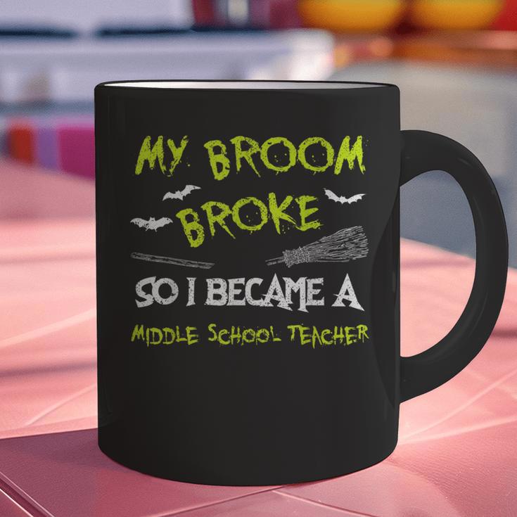 Middle School Teacher Halloween Costume Shirt Lazy Graphic Print Coffee Mug, gift for family, gift for coworker Middle School Teacher Halloween Costume Shirt Lazy Graphic Print Coffee Mug, gift for family, gift for coworker