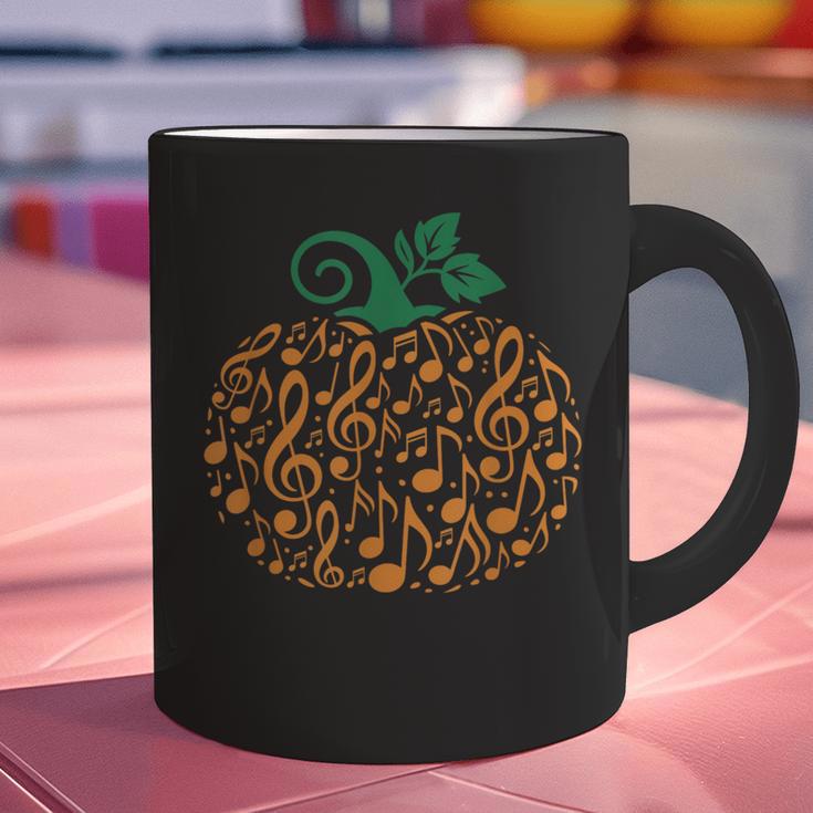 Music Notes Pumpkin Music Teacher Halloween Graphic Print Coffee Mug, gift for family, gift for coworker Music Notes Pumpkin Music Teacher Halloween Graphic Print Coffee Mug, gift for family, gift for coworker