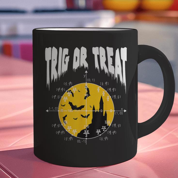 Nerdy Trig Or Treat Halloween Costume Math Teacher Graphic Print Coffee Mug, gift for family, gift for coworker Nerdy Trig Or Treat Halloween Costume Math Teacher Graphic Print Coffee Mug, gift for family, gift for coworker