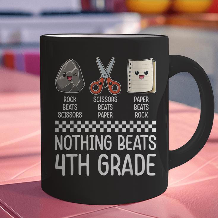 Nothing Beats 4th Grade Back To School Kids Teachers Graphic Print Coffee Mug, gift for family, gift for coworker