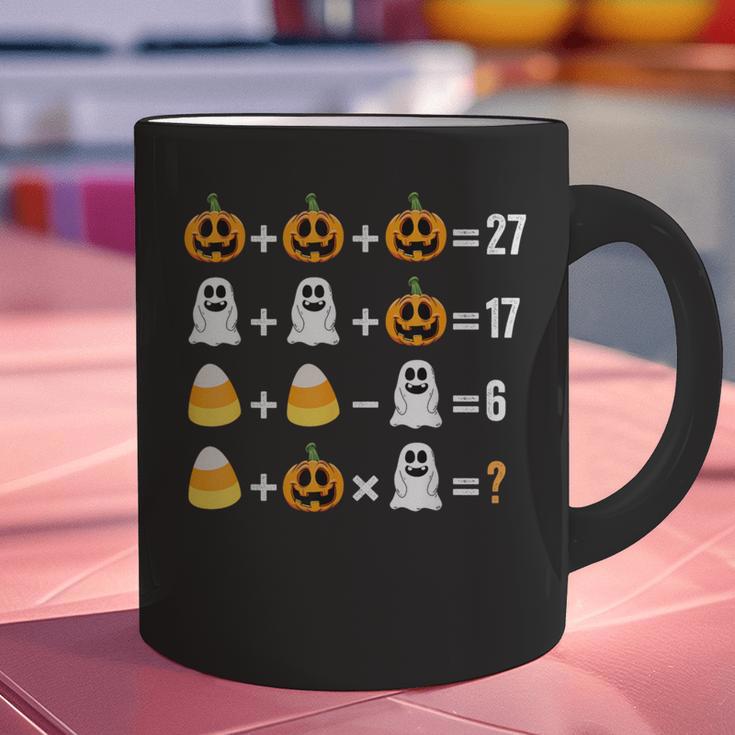Order Of Operations Quiz Pumpkin Halloween Math Teacher Graphic Print Coffee Mug, gift for family, gift for coworker