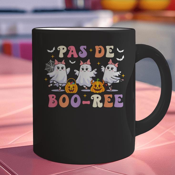 Pas De Boo-Ree Teachers Halloween Costume Ballet Dancers Graphic Print Coffee Mug, gift for family, gift for coworker