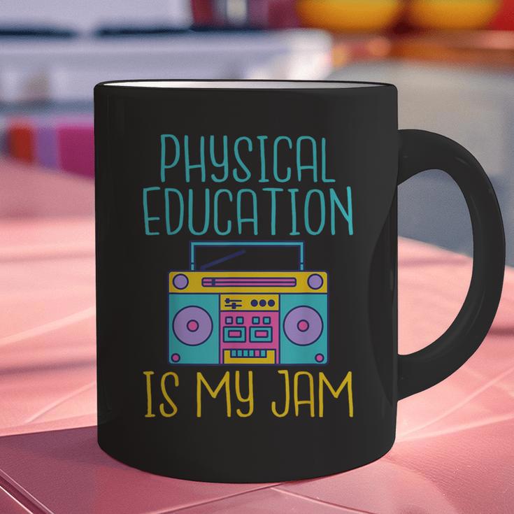 Physical Education Is My Jam PE Teacher Graphic Print Coffee Mug, Pe Teacher Mugs, gift for family, gift for coworker Physical Education Is My Jam PE Teacher Graphic Print Coffee Mug, Pe Teacher Mugs, gift for family, gift for coworker
