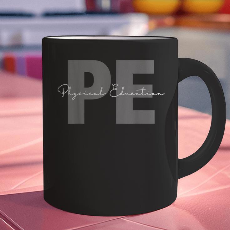 Physical Education PE Teacher Phys Ed Student Grad Graphic Print Coffee Mug, Pe Teacher Mugs, gift for family, gift for coworker Physical Education PE Teacher Phys Ed Student Grad Graphic Print Coffee Mug, Pe Teacher Mugs, gift for family, gift for coworker