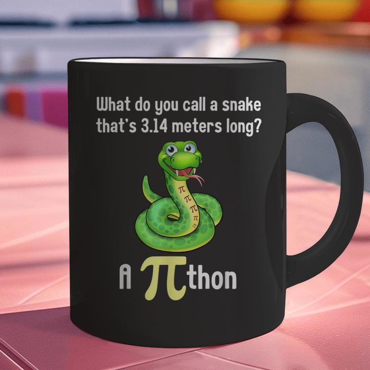 Pi Day Puns Pithon Math Teacher Jokes Women Men Kids Graphic Print Coffee Mug, gift for family, gift for coworker