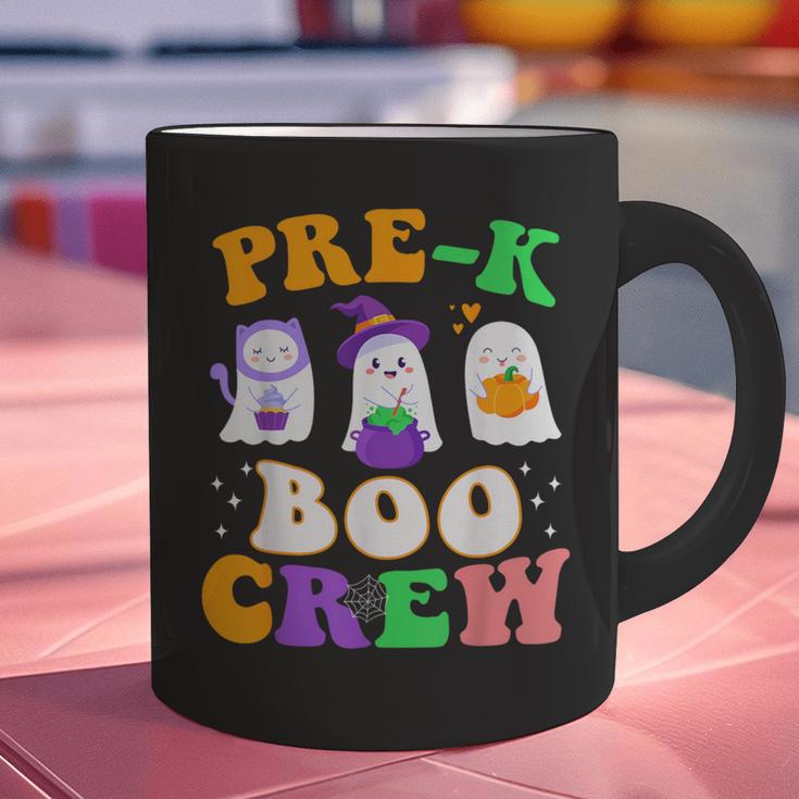 Pre-K Boo Crew Cute Ghost Halloween Costume Teacher Student For Men Women Kids Graphic Print Coffee Mug, gift for family, gift for coworker