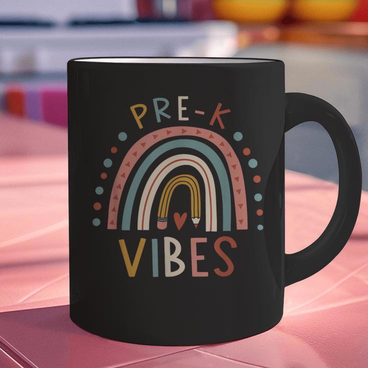 Pre K Vibes Back To School Student Teacher Graphic Print Coffee Mug, gift for family, gift for coworker