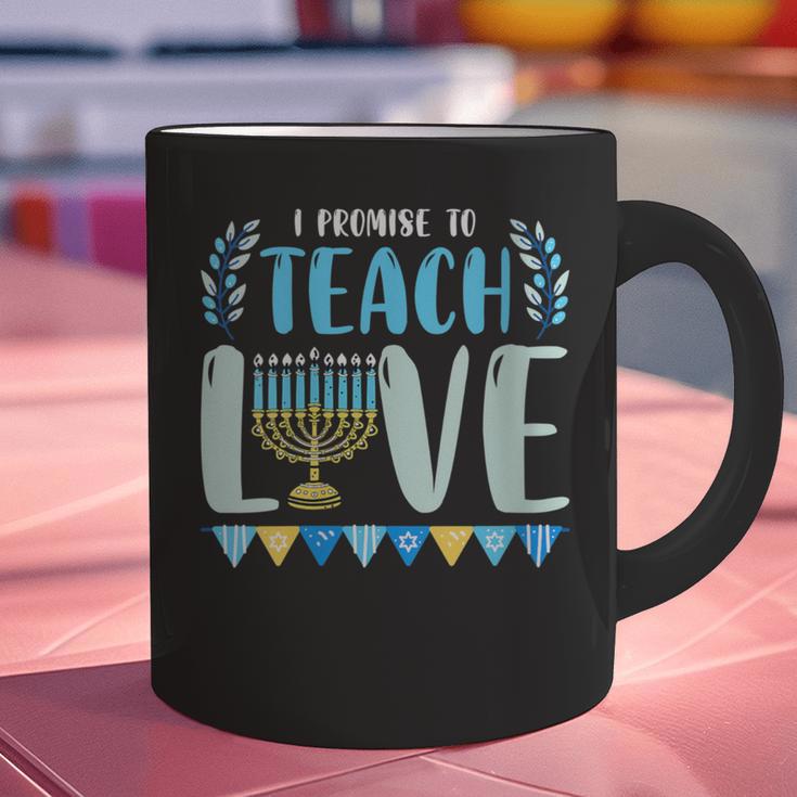 I Promise To Teach Love Hanukkah Chanukah Jewish Teacher Graphic Print Coffee Mug, gift for family, gift for coworker I Promise To Teach Love Hanukkah Chanukah Jewish Teacher Graphic Print Coffee Mug, gift for family, gift for coworker