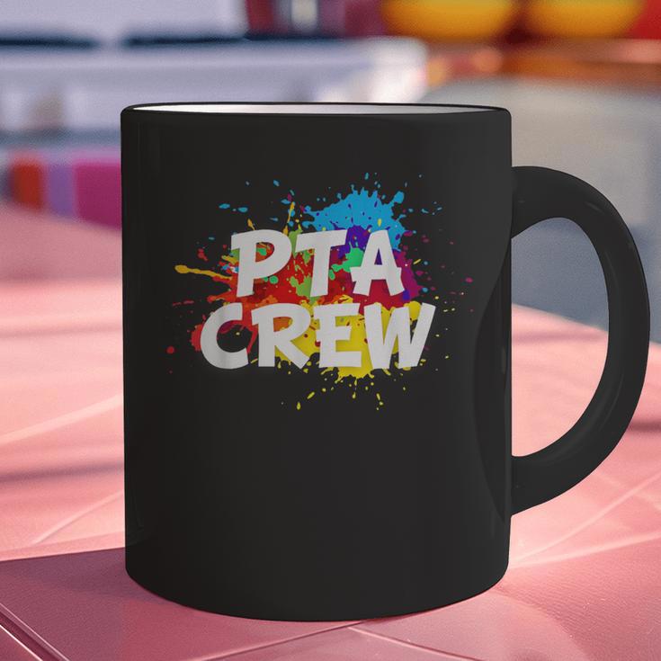 PTA Crew Back To School Volunteer Board Mom Parent Teacher Graphic Print Coffee Mug, gift for family, gift for coworker PTA Crew Back To School Volunteer Board Mom Parent Teacher Graphic Print Coffee Mug, gift for family, gift for coworker