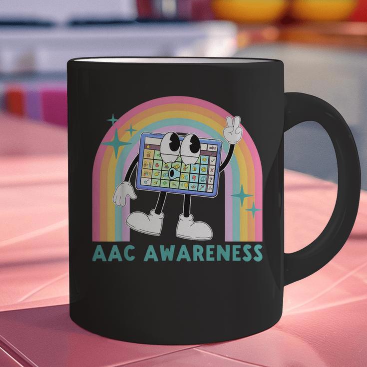 Rainbow AAC Awareness Month SPED Teacher SLP Communication Graphic Print Coffee Mug, gift for family, gift for coworker