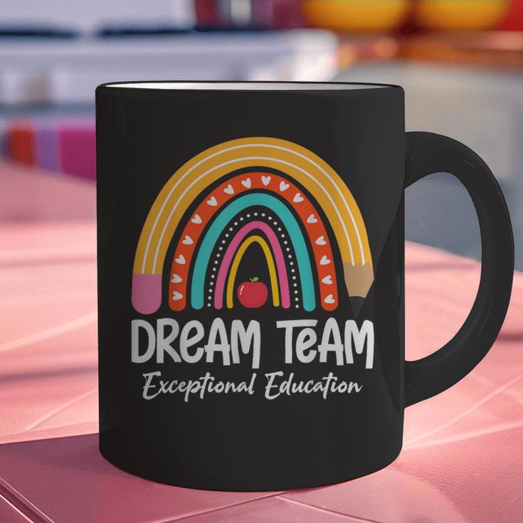 Rainbow Pencil Dream Exceptional Education Team SPED Teacher Graphic Print Coffee Mug, gift for family, gift for coworker