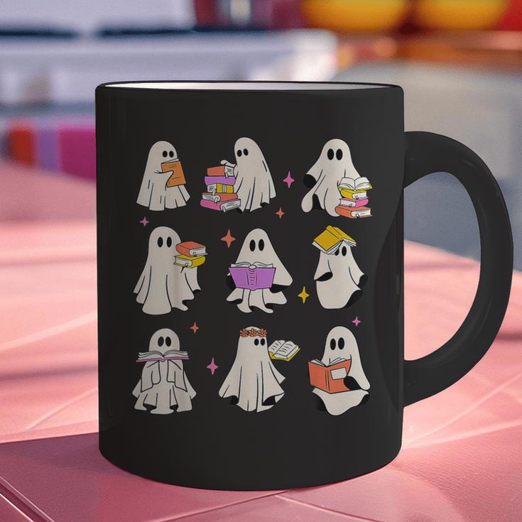 Read More Books Spooky Teacher Halloween Ghost Reading Book Graphic Print Coffee Mug, gift for family, gift for coworker Read More Books Spooky Teacher Halloween Ghost Reading Book Graphic Print Coffee Mug, gift for family, gift for coworker