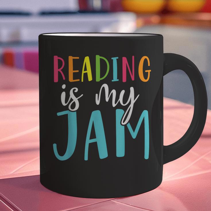 Reading Is My Jam Back To School Teacher Graphic Print Coffee Mug, gift for family, gift for coworker Reading Is My Jam Back To School Teacher Graphic Print Coffee Mug, gift for family, gift for coworker
