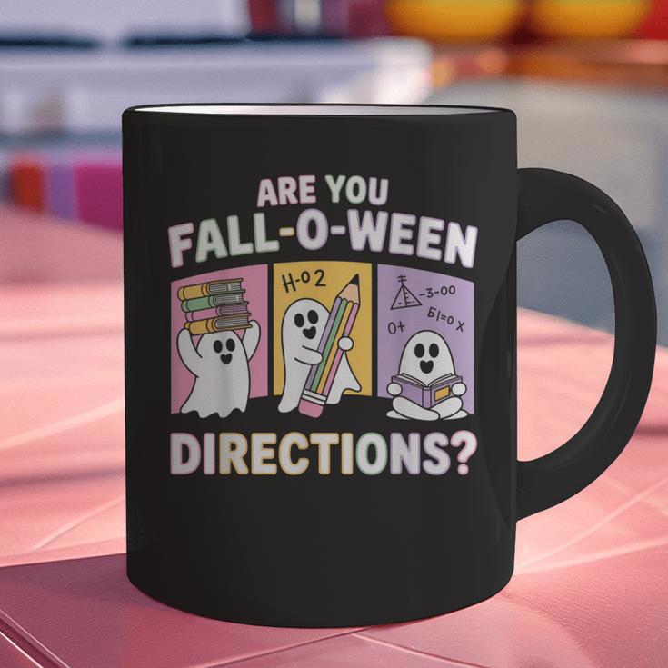 Retro Are You Fall O Ween Directions Teacher Halloween Ghost Graphic Print Coffee Mug, gift for family, gift for coworker Retro Are You Fall O Ween Directions Teacher Halloween Ghost Graphic Print Coffee Mug, gift for family, gift for coworker