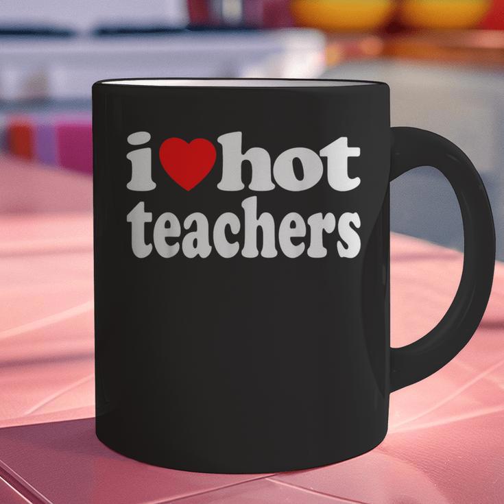 Retro I Love Hot Teachers Vintage I Heart Hot Teacher Men Women Girls Kids Graphic Print Coffee Mug, gift for family, gift for coworker