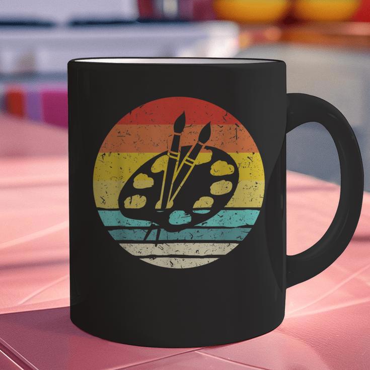 Retro Vintage Paint Palette Costume Artist Art Teacher Men Women Graphic Print Coffee Mug, gift for family, gift for coworker Retro Vintage Paint Palette Costume Artist Art Teacher Men Women Graphic Print Coffee Mug, gift for family, gift for coworker