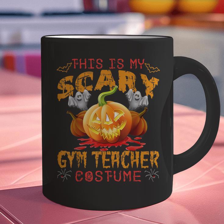This Is My Scary Gym Teacher Costume Pumpkin Halloween Men Women Graphic Print Coffee Mug, gift for family, gift for coworker This Is My Scary Gym Teacher Costume Pumpkin Halloween Men Women Graphic Print Coffee Mug, gift for family, gift for coworker