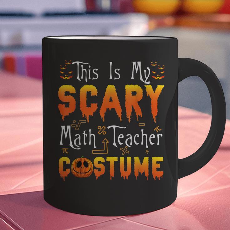 This Is My Scary Math Teacher Costume Halloween Graphic Print Coffee Mug, gift for family, gift for coworker