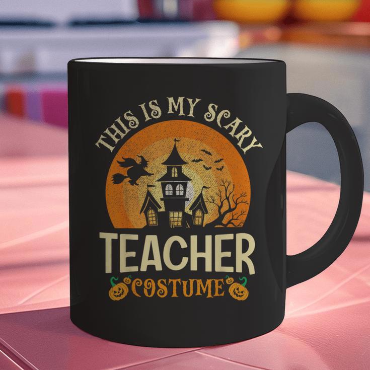 This Is My Scary Teacher Costume Halloween Graphic Print Coffee Mug, gift for family, gift for coworker This Is My Scary Teacher Costume Halloween Graphic Print Coffee Mug, gift for family, gift for coworker