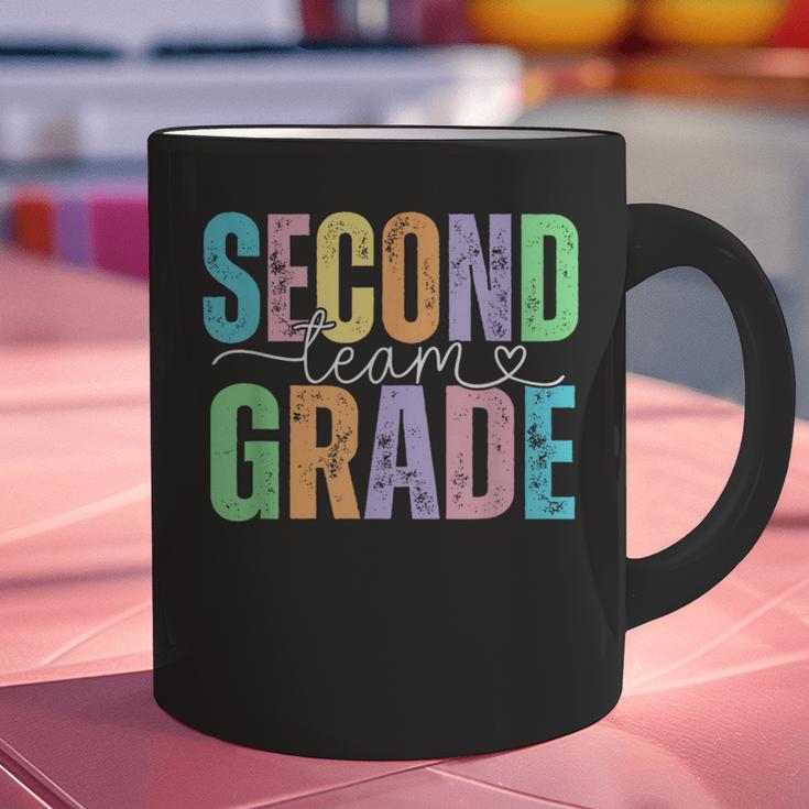 Second Grade Team Heart Teacher Student Back To School Girls Graphic Print Coffee Mug, gift for family, gift for coworker Second Grade Team Heart Teacher Student Back To School Girls Graphic Print Coffee Mug, gift for family, gift for coworker