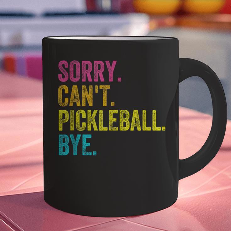 Sorry Can't Pickleball Bye Teacher Student Sport Graphic Print Coffee Mug, gift for family, gift for coworker