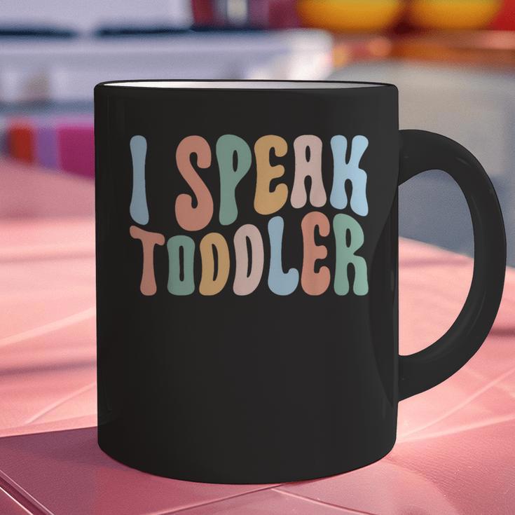 I Speak Toddler Teacher Pre School Back To School First Day Graphic Print Coffee Mug, gift for family, gift for coworker I Speak Toddler Teacher Pre School Back To School First Day Graphic Print Coffee Mug, gift for family, gift for coworker