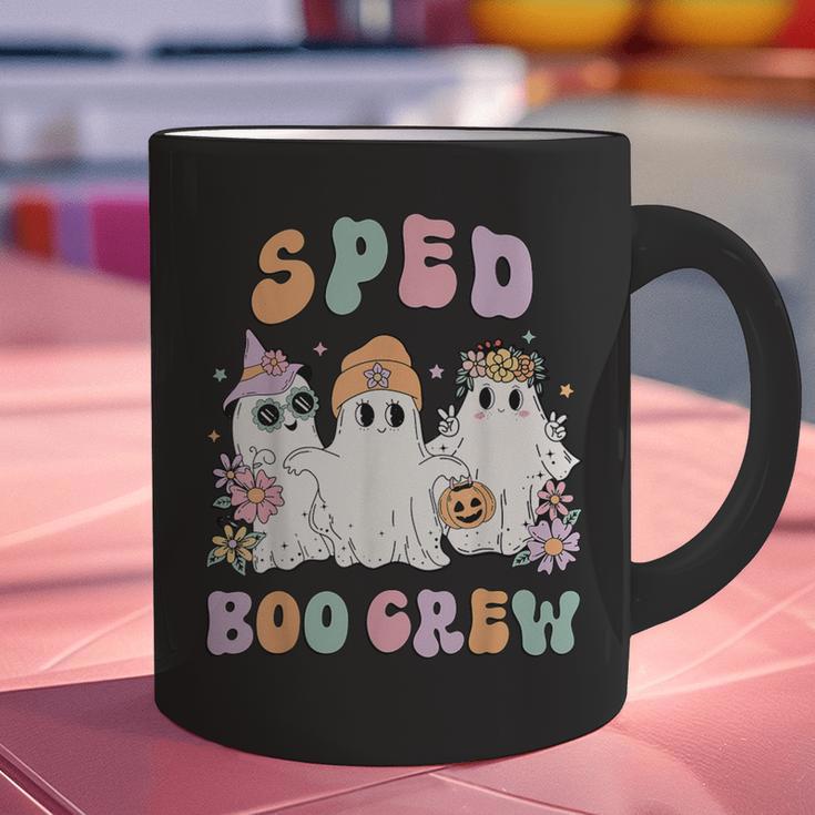 SPED Boo Crew Halloween Floral Ghost Special Ed SPED Teacher For Men Women Kids Graphic Print Coffee Mug, gift for family, gift for coworker SPED Boo Crew Halloween Floral Ghost Special Ed SPED Teacher For Men Women Kids Graphic Print Coffee Mug, gift for family, gift for coworker