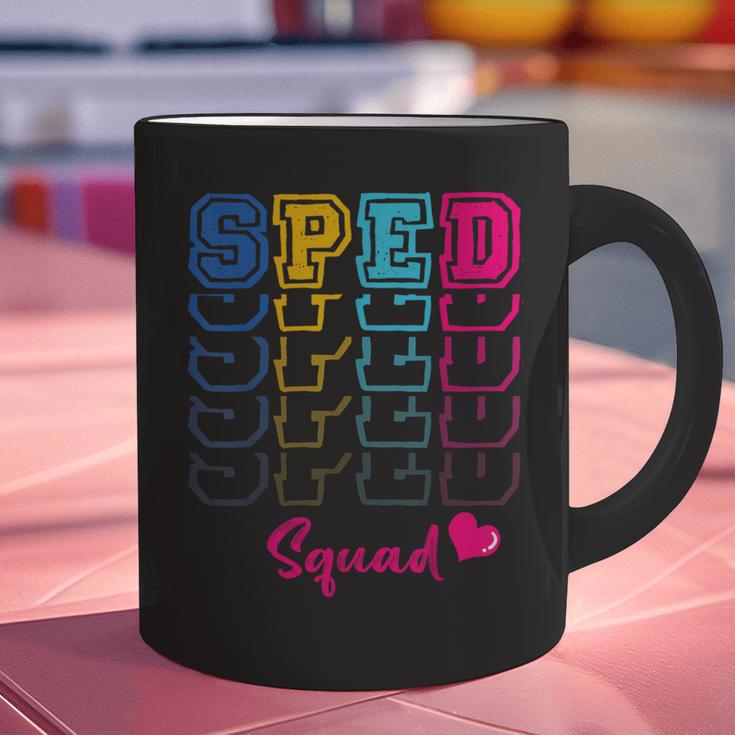 SPED Squad Proud Special Education Para Teacher Colorful Graphic Print Coffee Mug, gift for family, gift for coworker SPED Squad Proud Special Education Para Teacher Colorful Graphic Print Coffee Mug, gift for family, gift for coworker