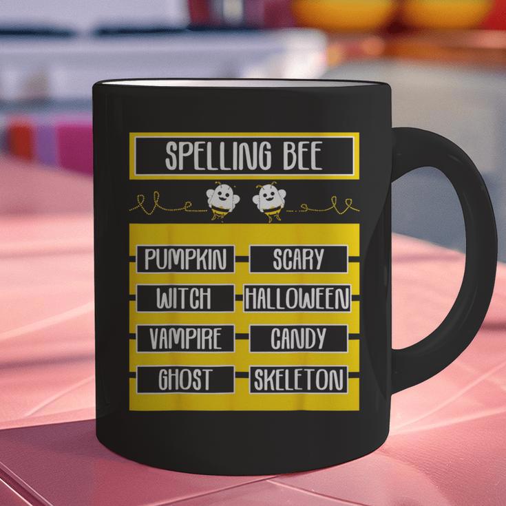 Spelling Bee Halloween Teachers Bee Spelling Competition Graphic Print Coffee Mug, gift for family, gift for coworker Spelling Bee Halloween Teachers Bee Spelling Competition Graphic Print Coffee Mug, gift for family, gift for coworker