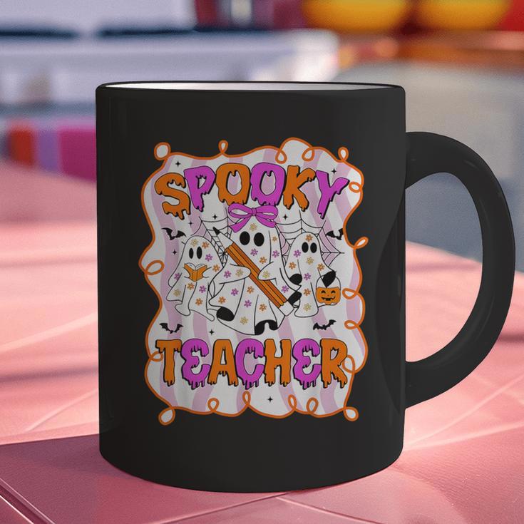 Spooky Teacher Ghost Pencil Teacher Halloween Teacher Graphic Print Coffee Mug, gift for family, gift for coworker Spooky Teacher Ghost Pencil Teacher Halloween Teacher Graphic Print Coffee Mug, gift for family, gift for coworker