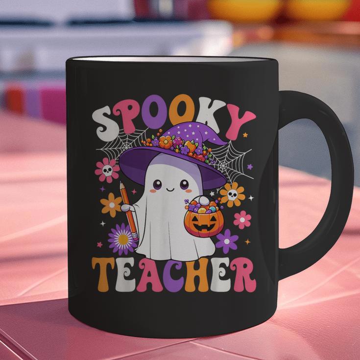 Spooky Teacher Halloween Cute Halloween Teacher Ghost Graphic Print Coffee Mug, gift for family, gift for coworker Spooky Teacher Halloween Cute Halloween Teacher Ghost Graphic Print Coffee Mug, gift for family, gift for coworker