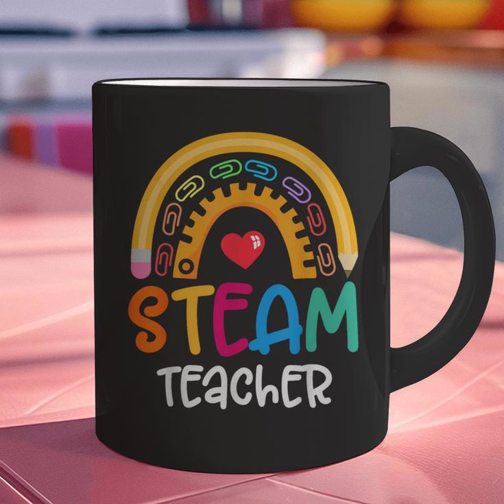 STEAM Teacher Squad Team Crew Back To School STEM Special Graphic Print Coffee Mug, gift for family, gift for coworker