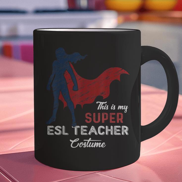 This Is My Super ESL Teacher Costume Lazy Halloween Graphic Print Coffee Mug, Esl Teacher Mugs, Super Teacher Mugs, gift for family, gift for coworker This Is My Super ESL Teacher Costume Lazy Halloween Graphic Print Coffee Mug, Esl Teacher Mugs, Super Teacher Mugs, gift for family, gift for coworker