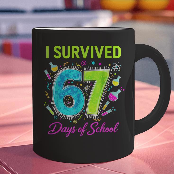 I Survived 67 Days Of School 67 Meme Science Teacher Graphic Print Coffee Mug, Science Teacher Mugs, gift for family, gift for coworker I Survived 67 Days Of School 67 Meme Science Teacher Graphic Print Coffee Mug, Science Teacher Mugs, gift for family, gift for coworker