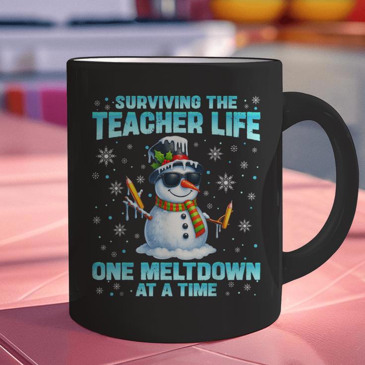 Surviving The Teacher Life Pjs Pajamas Christmas Xmas Teache Graphic Print Coffee Mug, gift for family, gift for coworker Surviving The Teacher Life Pjs Pajamas Christmas Xmas Teache Graphic Print Coffee Mug, gift for family, gift for coworker