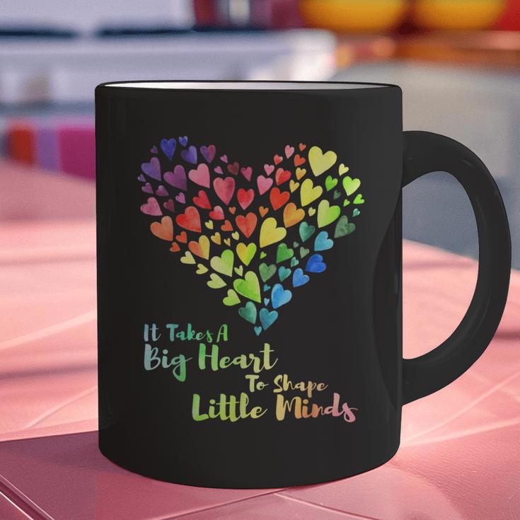 It Takes A Big Heart To Shape Little Minds Teacher Student Men Women Kids Graphic Print Coffee Mug, gift for family, gift for coworker It Takes A Big Heart To Shape Little Minds Teacher Student Men Women Kids Graphic Print Coffee Mug, gift for family, gift for coworker