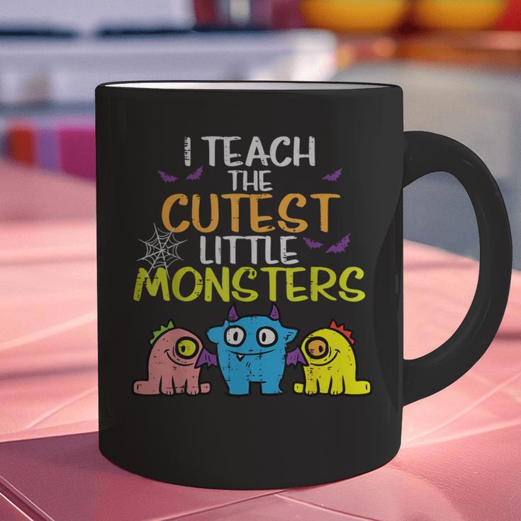 I Teach Cutest Little Monsters Halloween Teacher Men Women Graphic Print Coffee Mug, gift for family, gift for coworker I Teach Cutest Little Monsters Halloween Teacher Men Women Graphic Print Coffee Mug, gift for family, gift for coworker