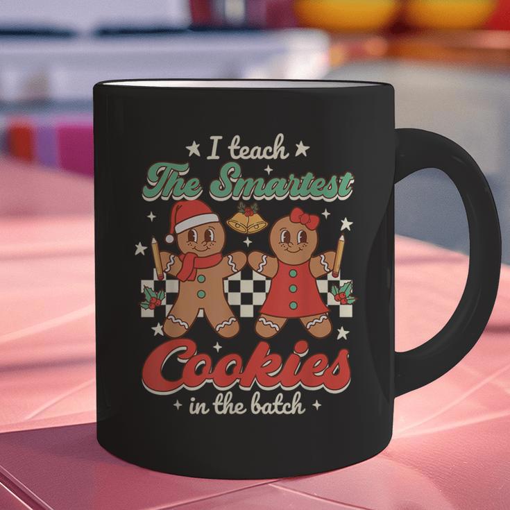 I Teach The Smartest Cookies In The Batch Teacher Christmas For Men Women Kids Graphic Print Coffee Mug, gift for family, gift for coworker