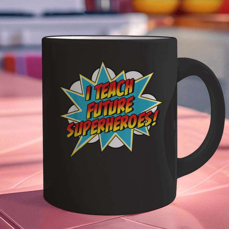 I Teach Superheroes Retro Comic Super Teacher Graphic Graphic Print Coffee Mug, Super Teacher Mugs, gift for family, gift for coworker I Teach Superheroes Retro Comic Super Teacher Graphic Graphic Print Coffee Mug, Super Teacher Mugs, gift for family, gift for coworker