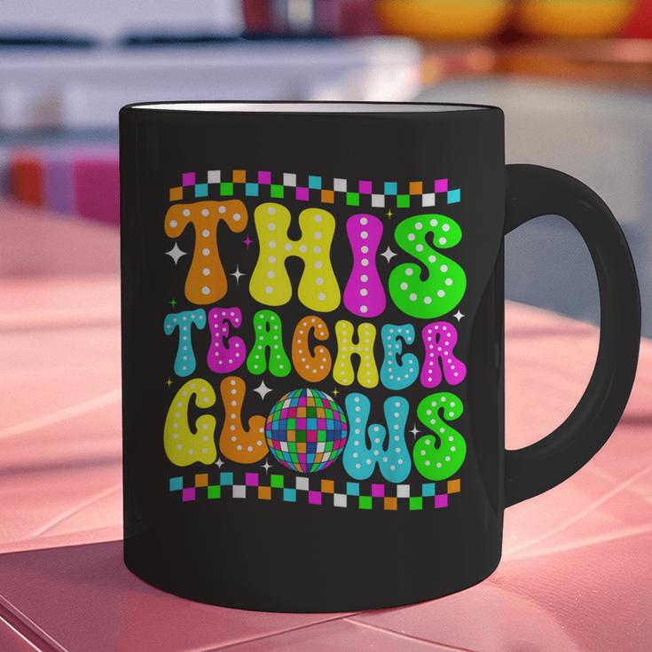 This Teacher 80s 90s Teachers's Day Glows Last Day Of School Graphic Print Coffee Mug, 90s Teacher Mugs, gift for family, gift for coworker This Teacher 80s 90s Teachers's Day Glows Last Day Of School Graphic Print Coffee Mug, 90s Teacher Mugs, gift for family, gift for coworker