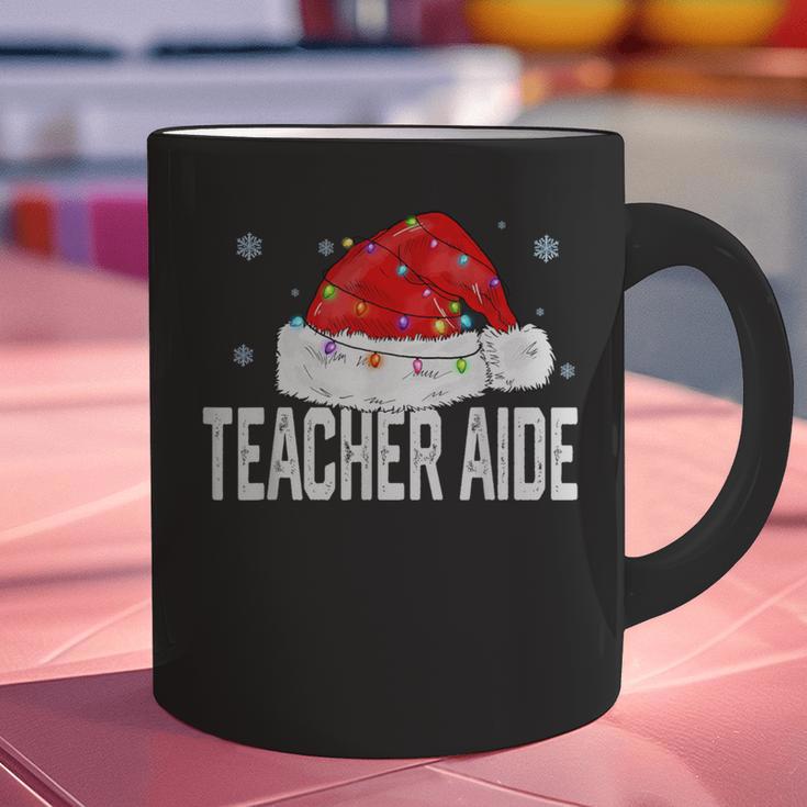 Teacher Aide Christmas Women Family Matching Group Xmas Graphic Print Coffee Mug, gift for family, gift for coworker