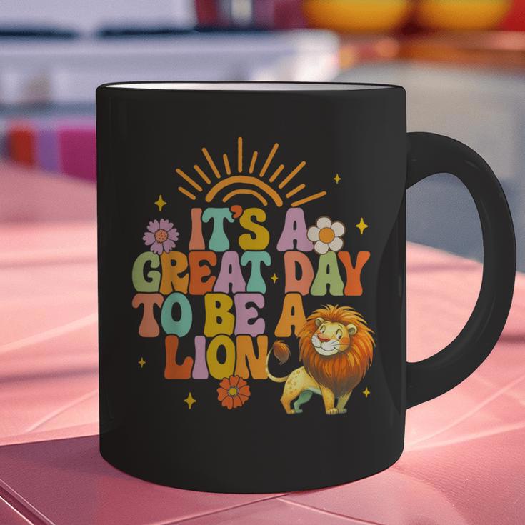 Teacher Life Back To School It's A Great A Day To Be A Lion Graphic Print Coffee Mug, gift for family, gift for coworker Teacher Life Back To School It's A Great A Day To Be A Lion Graphic Print Coffee Mug, gift for family, gift for coworker