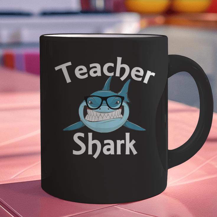 Teacher Shark Teacher For Men Women Graphic Print Coffee Mug, gift for family, gift for coworker Teacher Shark Teacher For Men Women Graphic Print Coffee Mug, gift for family, gift for coworker