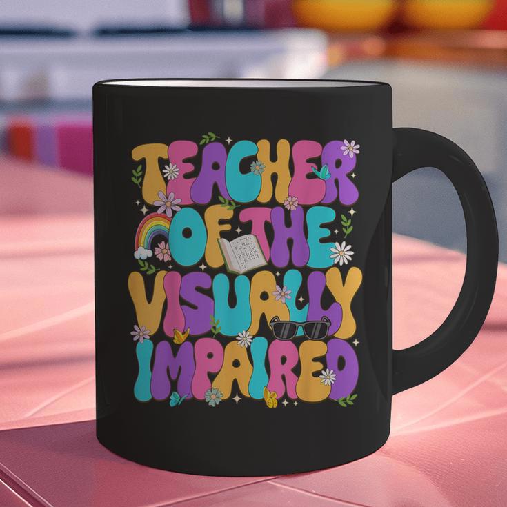 Teacher Of The Visually Impaired Blindness Awareness Graphic Print Coffee Mug, gift for family, gift for coworker Teacher Of The Visually Impaired Blindness Awareness Graphic Print Coffee Mug, gift for family, gift for coworker