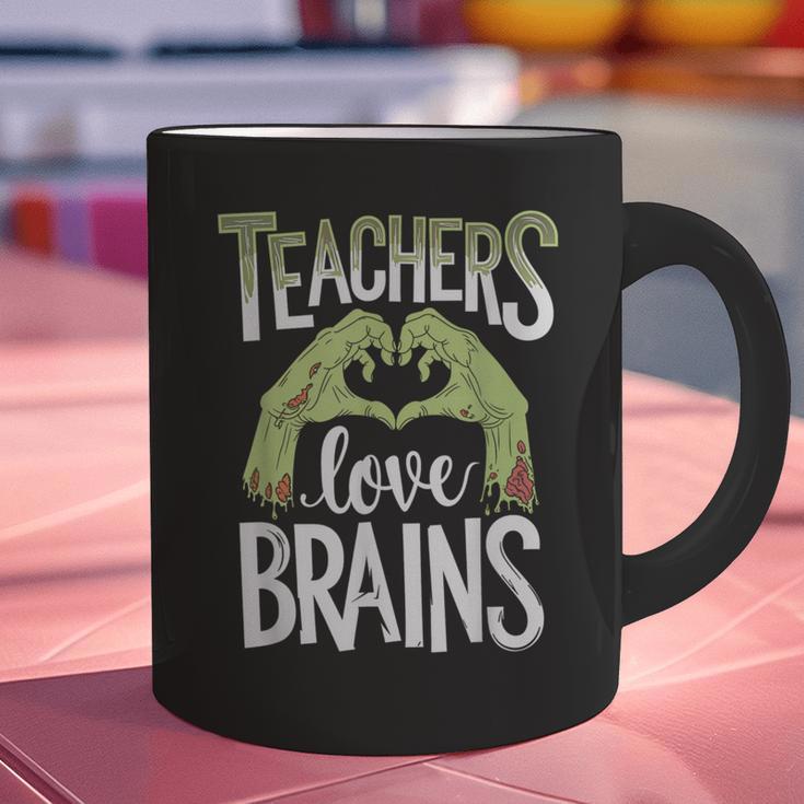 Teachers Love Zombie Teacher Halloween Fun Graphic Print Coffee Mug, gift for family, gift for coworker