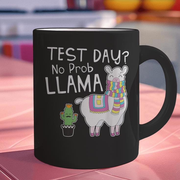 Teachers Testing Day Test Day No Prob Llama Teacher Graphic Print Coffee Mug, gift for family, gift for coworker Teachers Testing Day Test Day No Prob Llama Teacher Graphic Print Coffee Mug, gift for family, gift for coworker